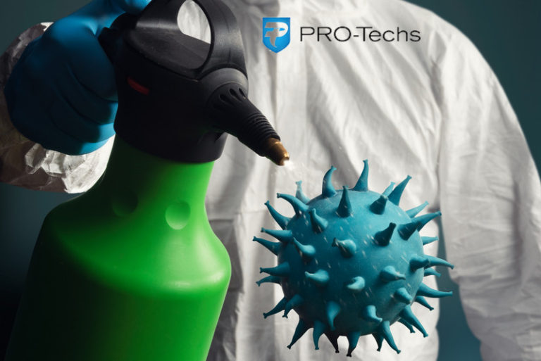 Pro-Techs antimicrobial solution kills germs